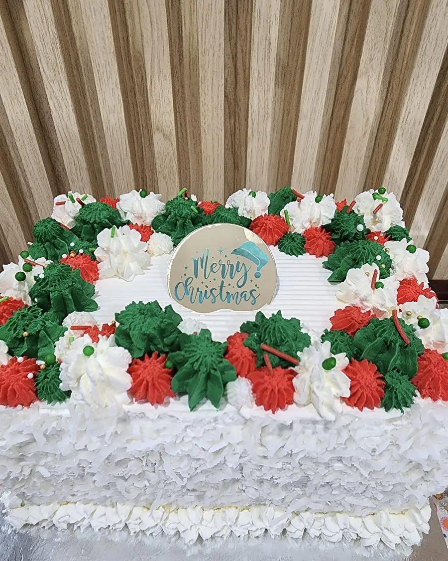 Christmas celebration cake